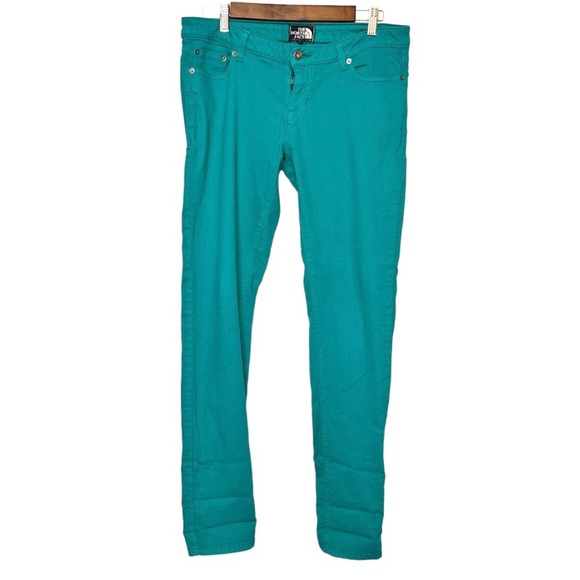 The North Face Denim - The North Face Green Teal Jeans Size 10 Skinny Pants